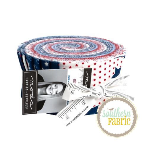 LM-IMAGE-131278153-Star Spangled - Jelly Roll (40 pcs) by April Rosenthal for Moda (24170JR)