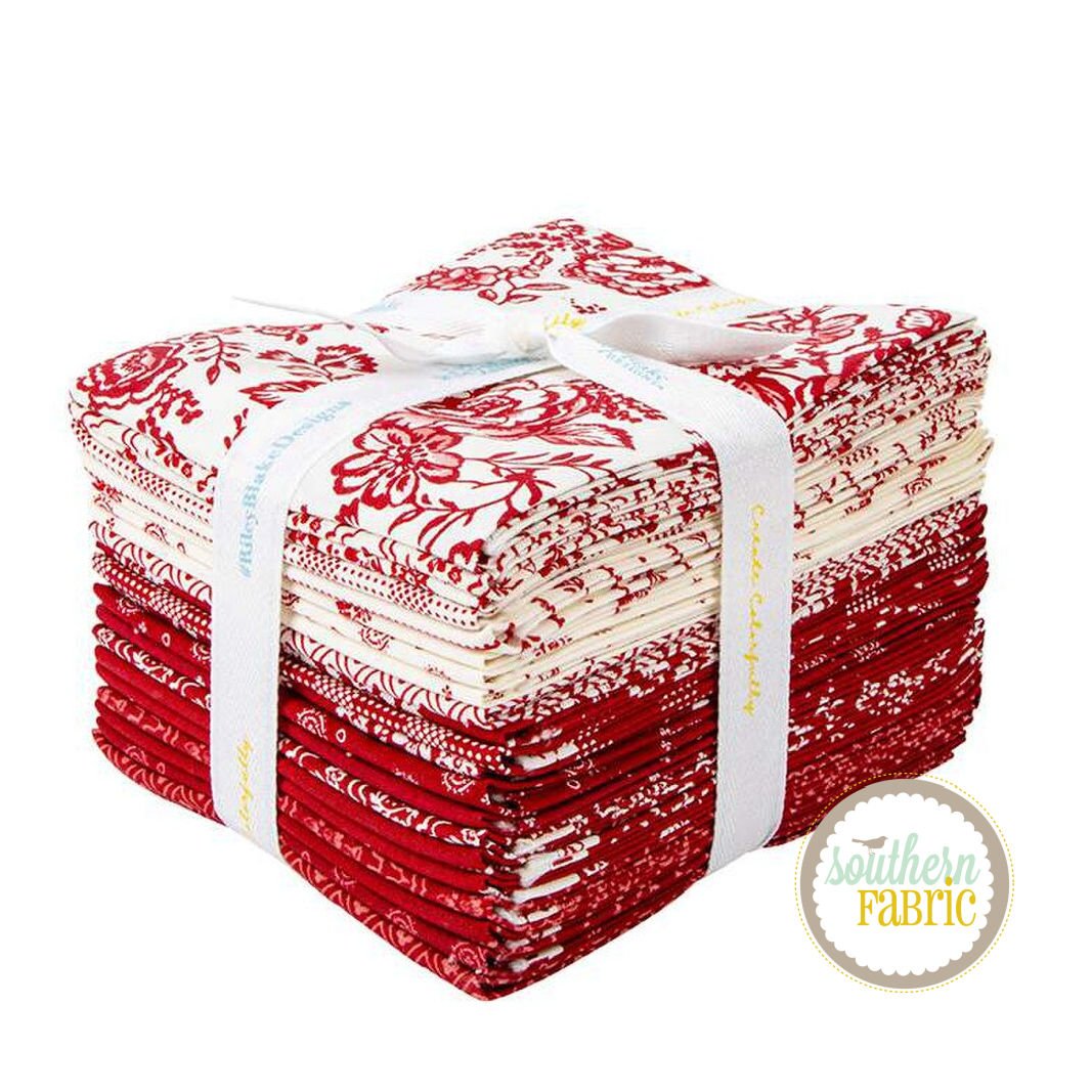 Red Delicious  - Fat Quarter Bundle (21 pcs) by RBD Designers for Riley Blake