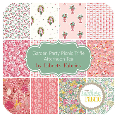 Garden Party Picnic Trifle Fat Quarter Bundle (12 pcs) by Liberty Fabrics for Riley Blake (FQ-LGARDENC-12)