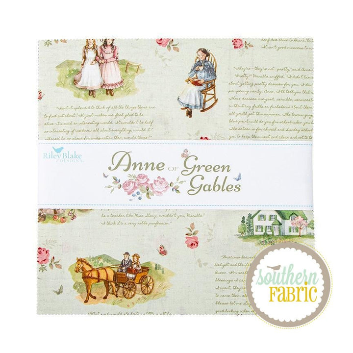 RBD Designers | Anne of Green Gables 2 - Layer Cake | Riley Blake | Southern Fabric RBD Designers | Anne of Green Gables 2 - Layer Cake | Riley Blake | Southern Fabric