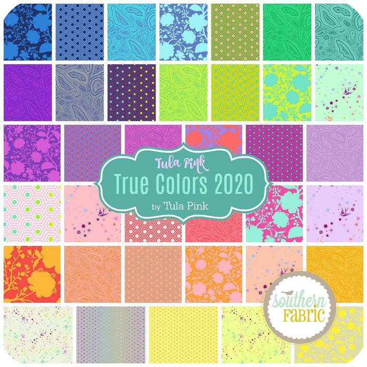 Tula Pink Peacock FAT QUARTER Bundle- True Colors Peacock By Free Spirit Fabrics online - 16 Fabrics Total