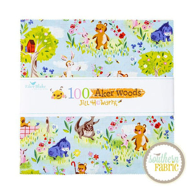 100 Aker Woods - Layer Cake (21 pcs) by Jill Howarth for Riley Blake (10-15170-42)