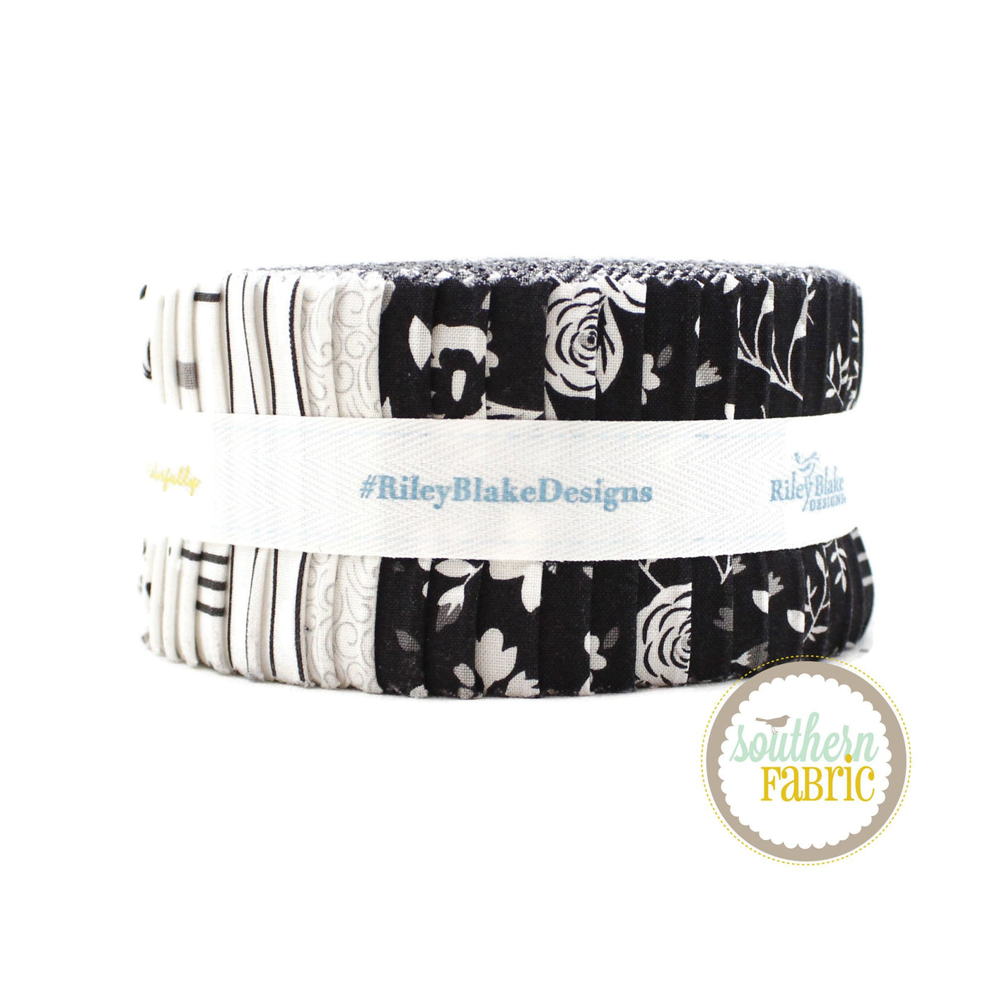 Black Tie Jelly Roll (40 pcs) by Dani Mogstad for Riley Blake (RP-13750-40)