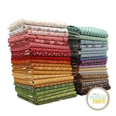 Calico Fat Eighth Bundle (40 pcs) by Lori Holt for Riley Blake (LH.CA.F8)