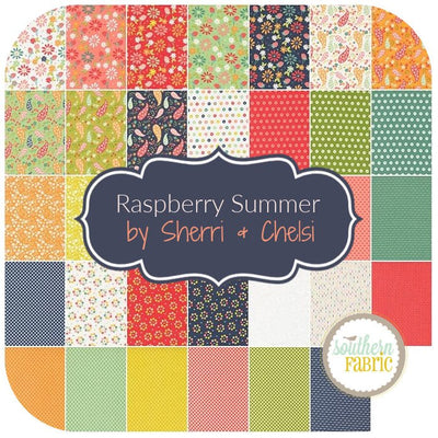 LM-IMAGE-106086994-Raspberry Summer - Fat Eighth Bundle (34 pcs) by Sherri & Chelsi for Moda (37690F8)