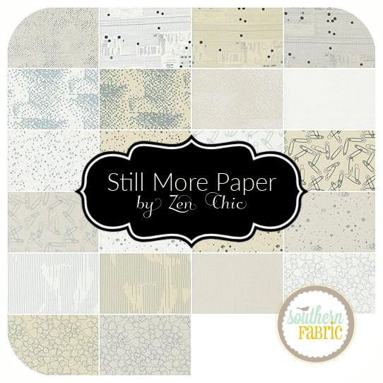 Still More Paper - Fat Quarter Bundle (22 pcs) by Zen Chic for Moda