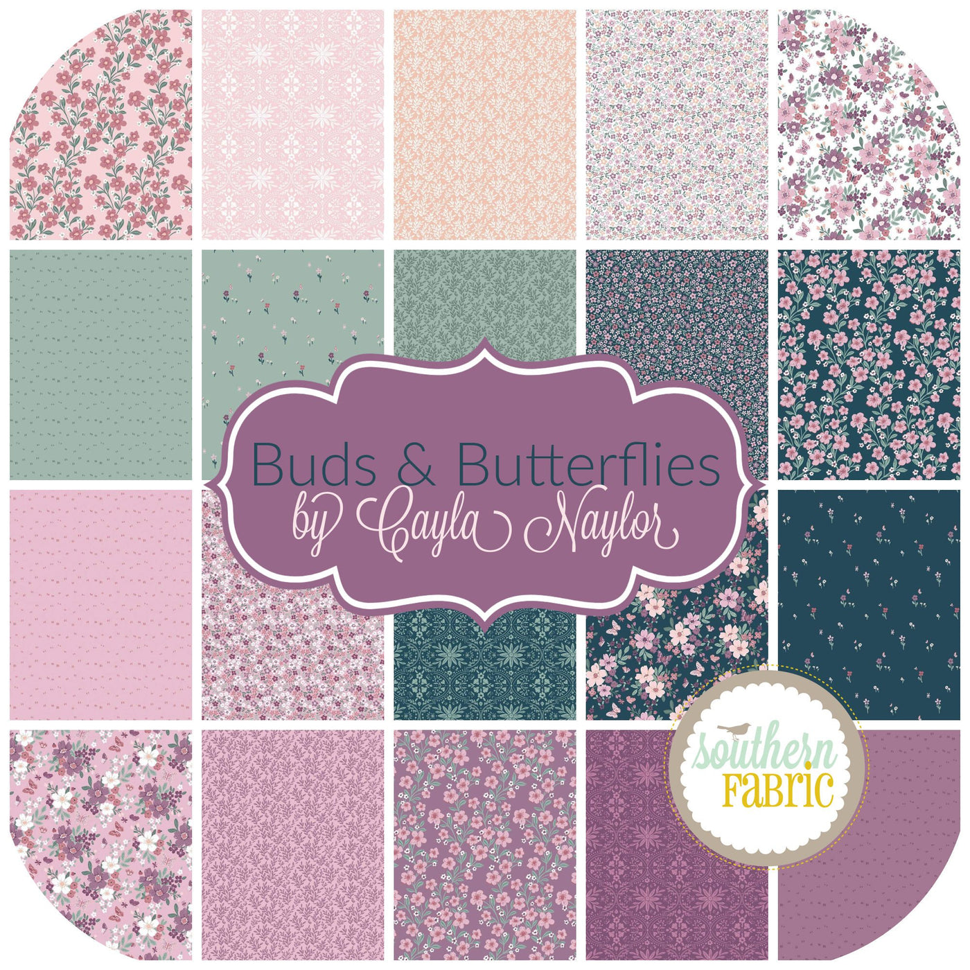 Buds & Butterflies - Layer Cake (Cayla Naylor - Riley Blake)