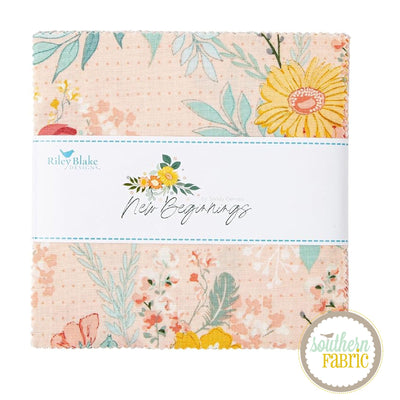 New Beginnings - Layer Cake (42 pcs) by Sandy Gervais for Riley Blake (10-15750-42)