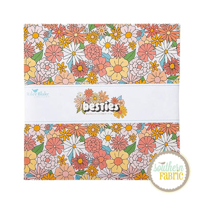 Besties - Layer Cake (42 pcs) by Corinne Wells for Riley Blake (10-15810-42)