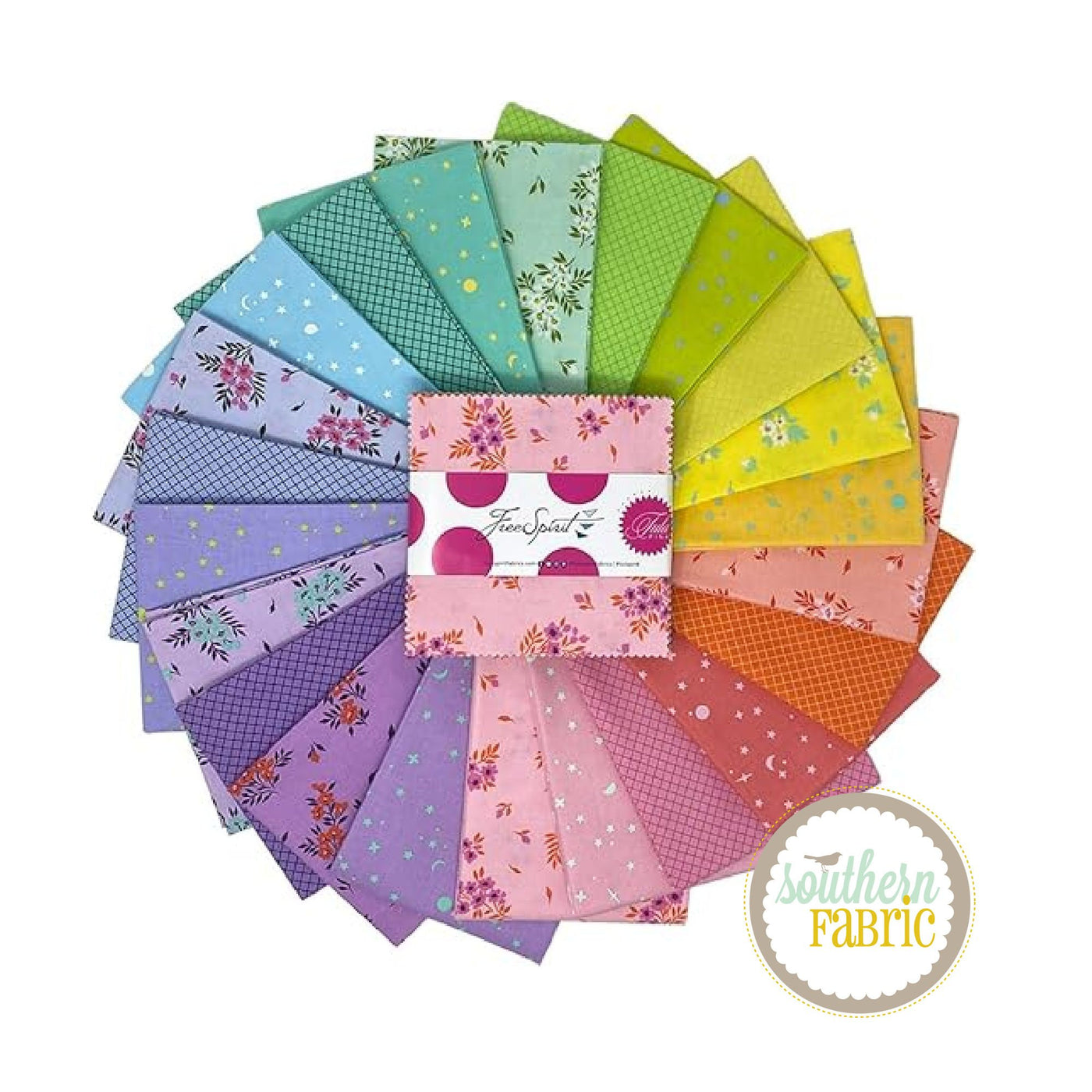 Full Moon Forest II - Charm Pack (42 pcs) by Tula Pink for Free Spirit