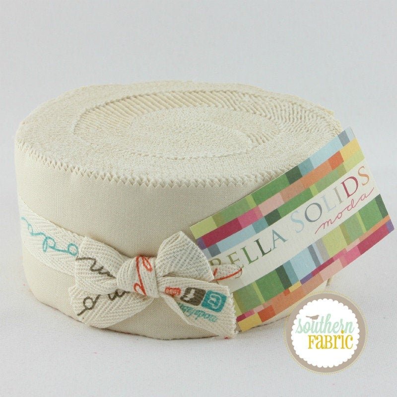 Bella Solids - Natural - Jelly Roll (Moda)