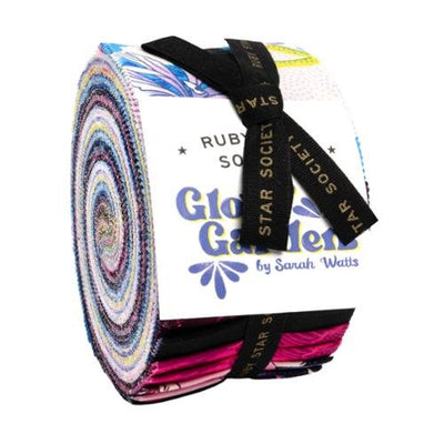 Glow Garden - Jelly Roll (40 pcs) by Sarah Watts for Ruby Star Society (RS2111JR)