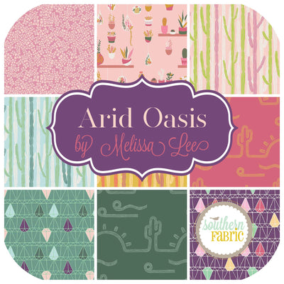 Arid Oasis - Fat Quarter Bundle (Melissa Lee - Southern Fabric) 9 pcs