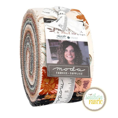 Foraged Found and Hand Me Down - Jelly Roll (40 pcs) by Fancy That Design House for Moda (45630JR)