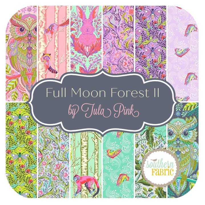 Full Moon Forest II - Fat Quarter Bundle (12 pcs) by Tula Pink for Free Spirit (FFF.TP.FQ)