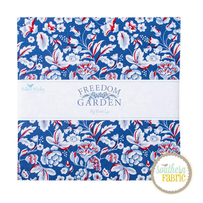 Freedom Garden - Layer Cake (42 pcs) by My Mind's Eye for Riley Blake (10-15620-42)