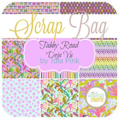 Tabby Road Deja Vu Scrap Bag (approx 2 yards) by Tula Pink for Free Spirit (TP.TRDV.SB)