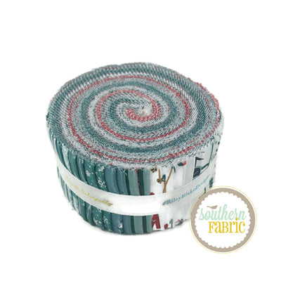 Ski Hill Jelly Roll (40 pcs) by Corinne Wells for Riley Blake (RP-14770-40)