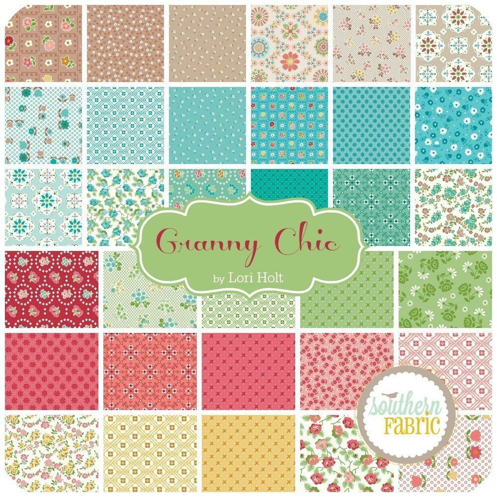 Granny Chic - Fat Eighth Bundle (Lori Holt - Riley Blake) 28 pcs