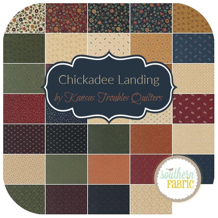 Chickadee Landing Jelly Roll (40 pcs) by Kansas Troubles for Moda (9740JR)