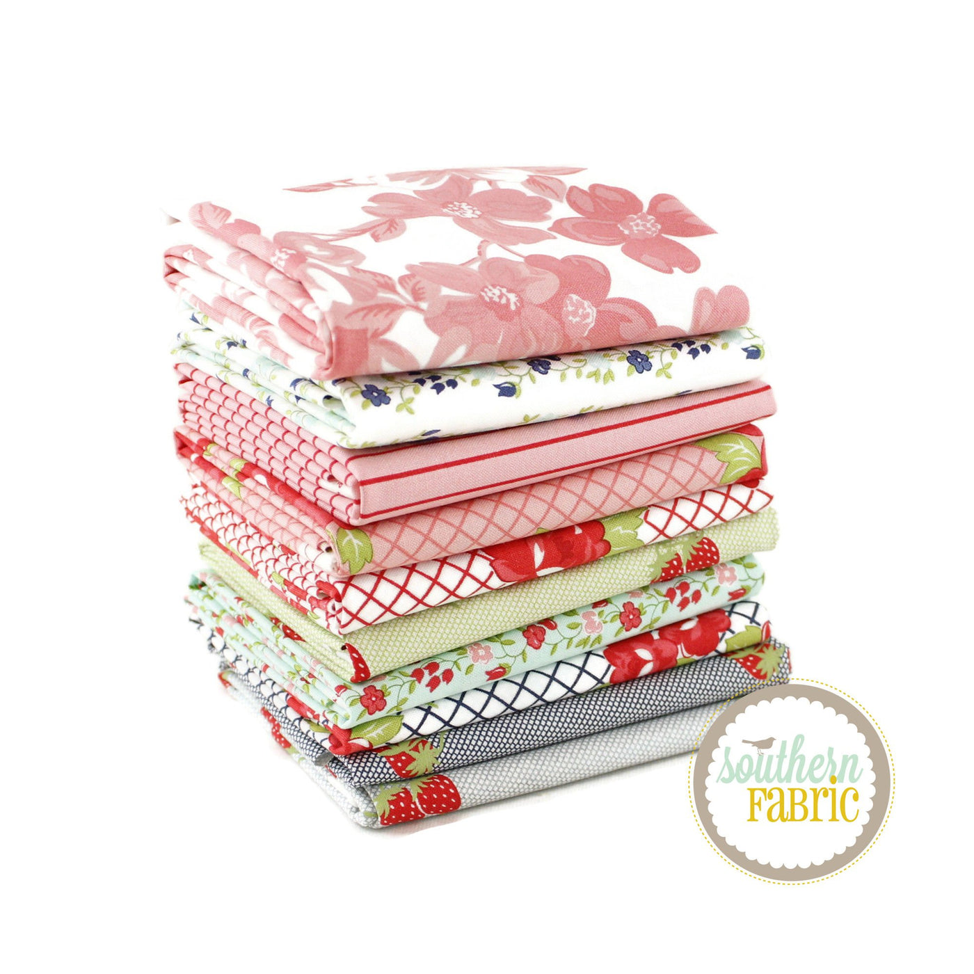 Sunday Stroll Fat Quarter Bundle (10 pcs) by Bonnie and Camille for Moda