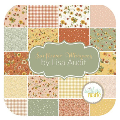 Sunflower Whispers - Fat Quarter Bundle (19 pcs) by Lisa Audit for Riley Blake (FQ-16670-19)