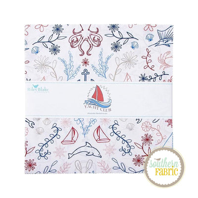 Yacht Club - Layer Cake (42 pcs) by Amanda Niederhauser for Riley Blake (10-15920-42)