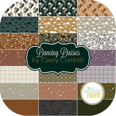 Dancing Daisies - Jelly Roll (40 pcs) by Casey Cometti for Riley Blake (RP-14540-40)