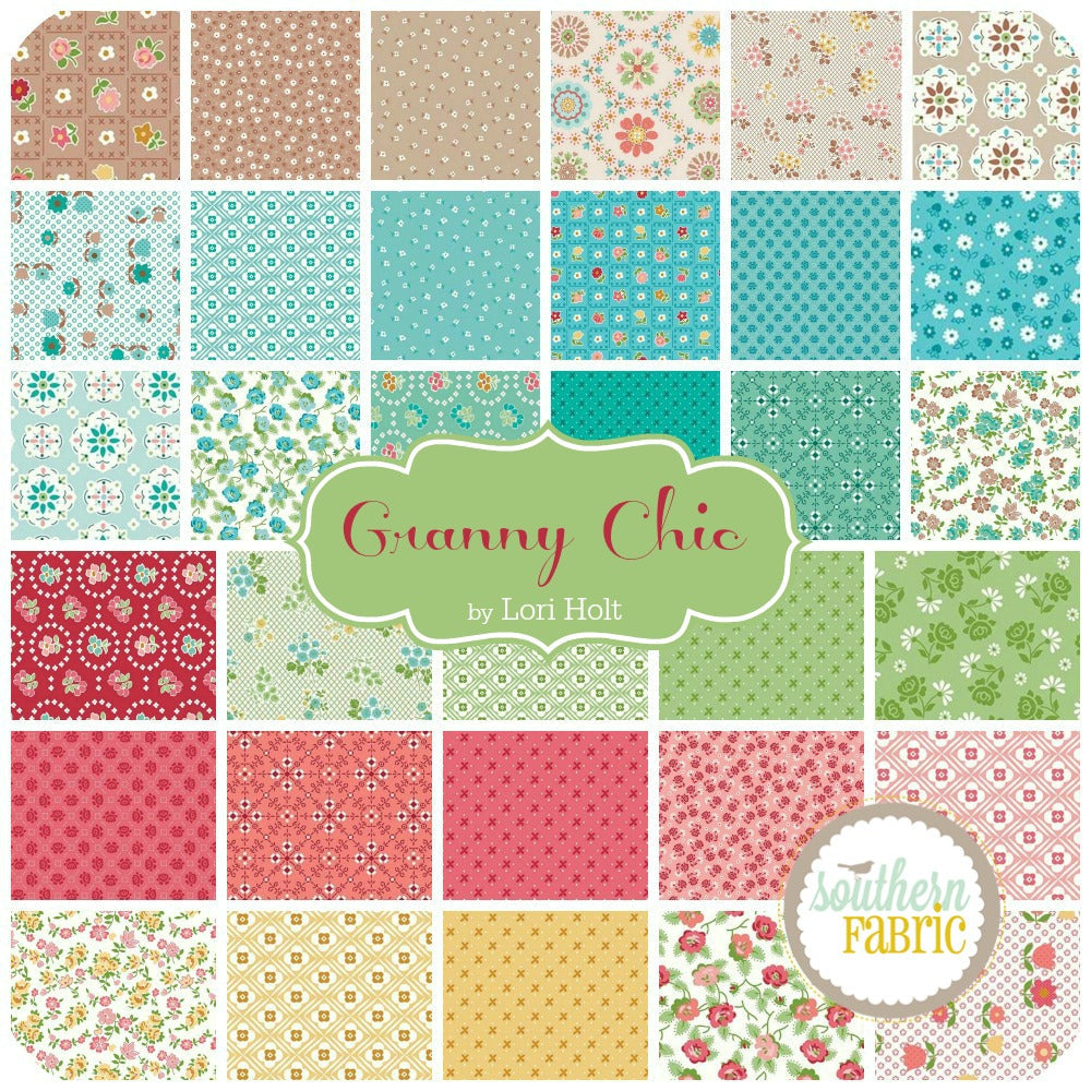 Granny Chic - Fat Eighth Bundle (27 pcs) by Lori Holt for Riley Blake (LH.GC.F8)