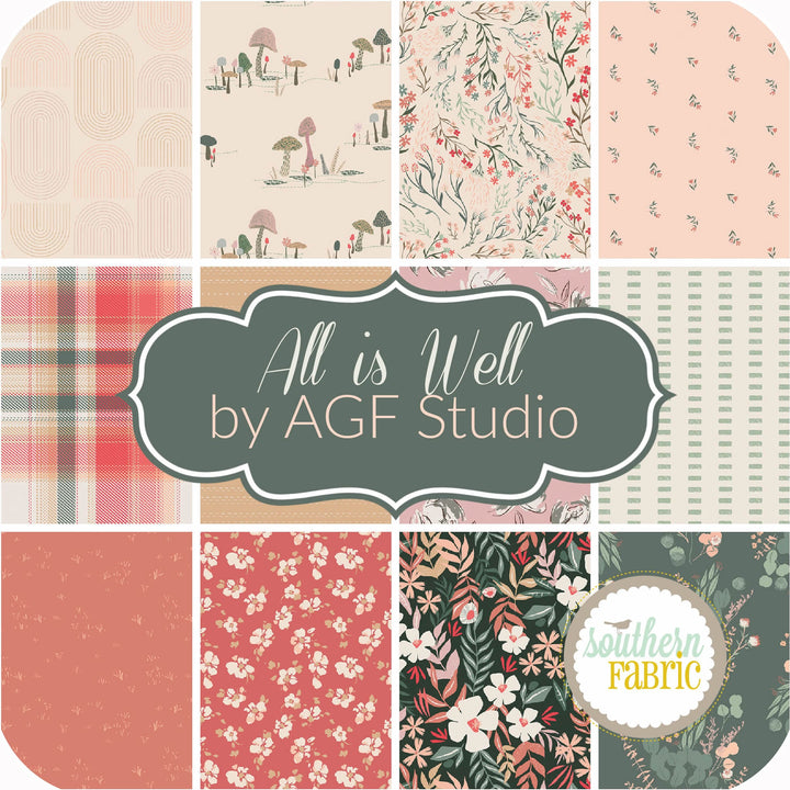 All is Well - Fat Quarter Bundle (12 pcs) by AGF Studio for Art Gallery Fabrics