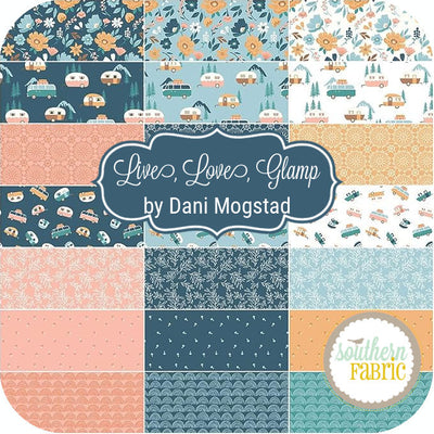 Live, Love, Glamp - Jelly Roll (40 pcs) by Dani Mogstad for Riley Blake (RP-13500-40)