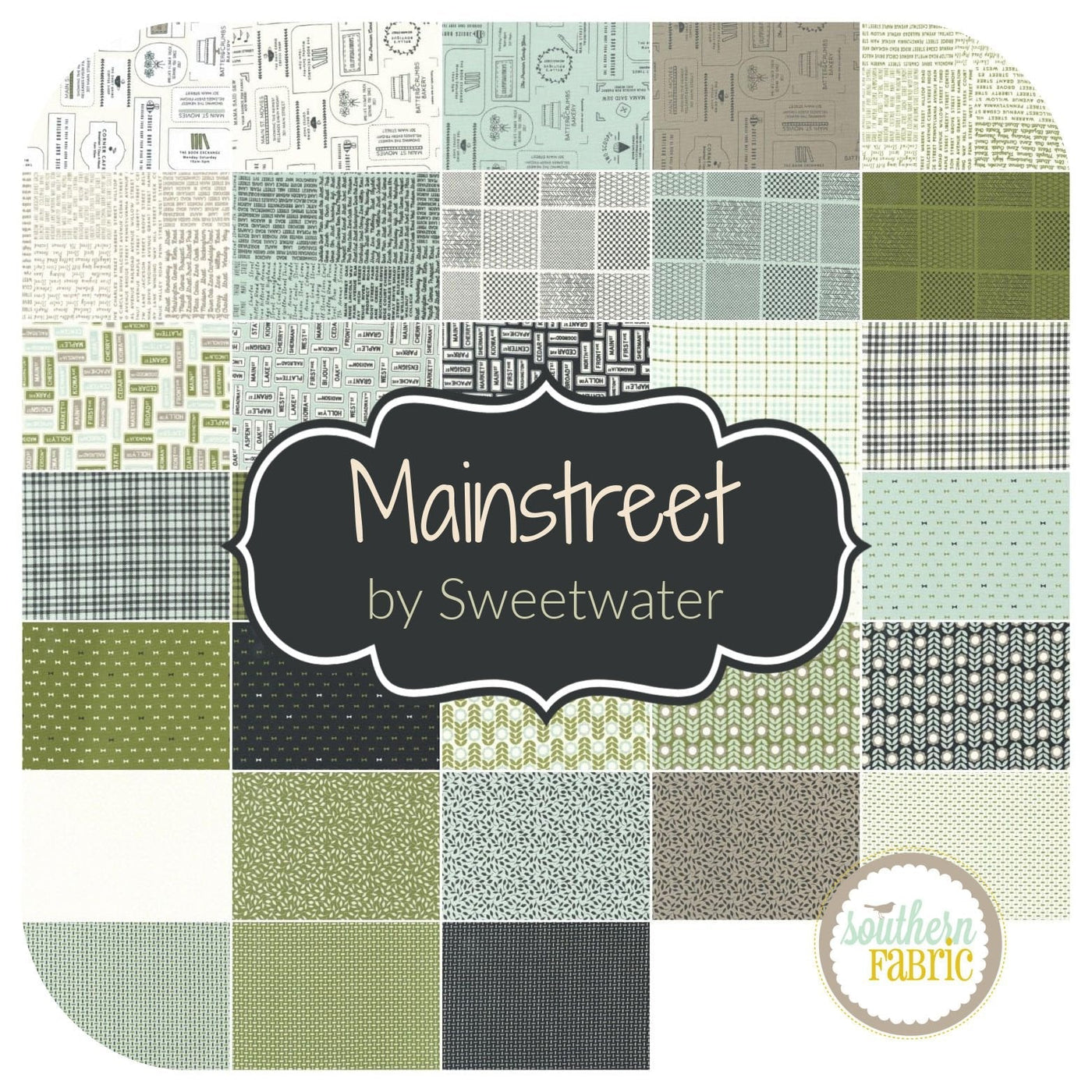 Mainstreet - Jelly Roll (40 pcs) by Sweetwater for Moda (55640JR)