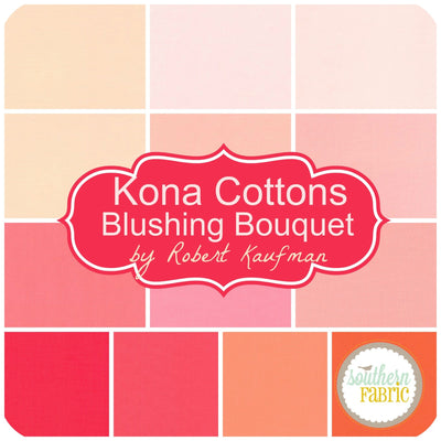 Kona Cotton - Blushing Bouquet Jelly Roll (40 pcs) for Robert Kaufman (RU-434-40)