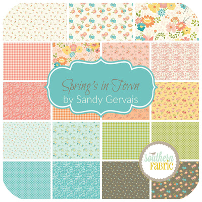 Spring's In Town Fat Quarter Bundle (21 pcs) by Sandy Gervais for Riley Blake (FQ-14210-21)