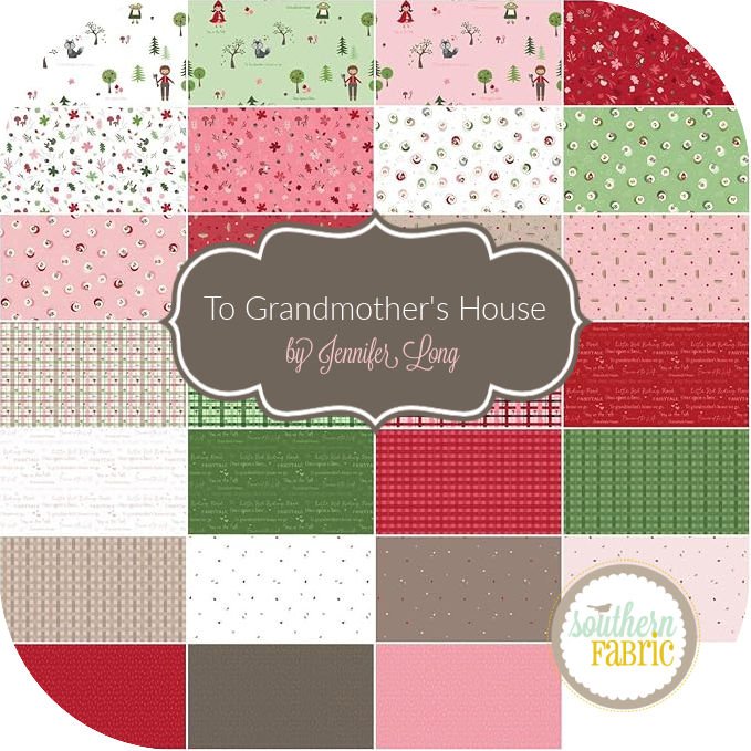 To Grandmother's House Jelly Roll (40 pcs) by Jennifer Long for Riley Blake (RP-14370-40)