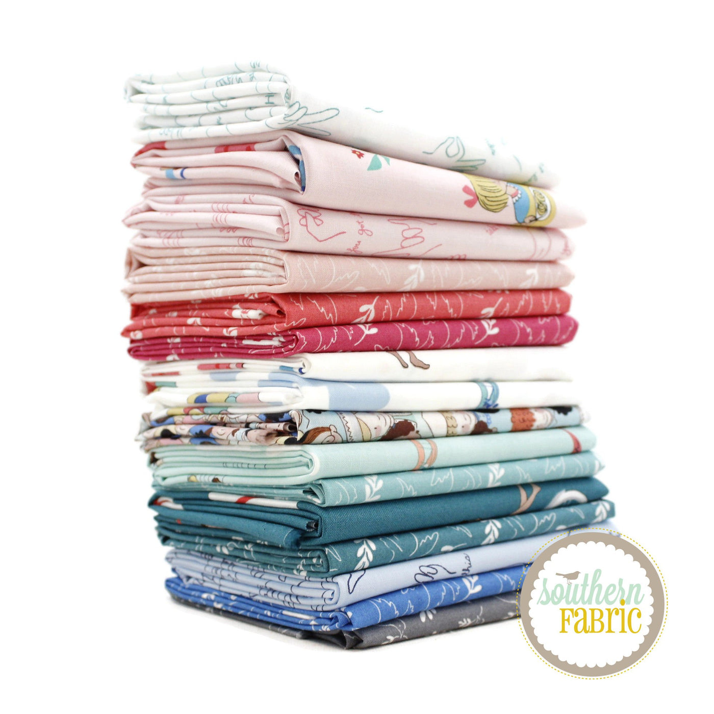 Helping Hands Fat Eighth Bundle (16 pcs) by Sarah Jane for Michael Miller