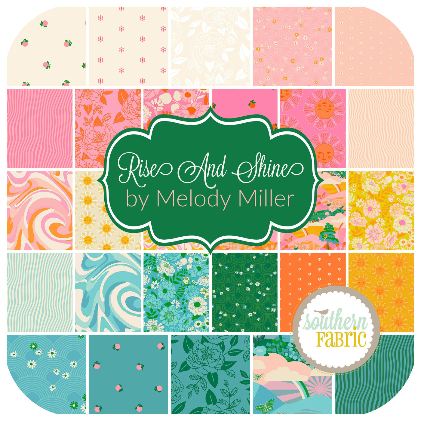 Rise and Shine Layer Cake (42 pcs) by Melody Miller for Ruby Star Society + Moda (RS0076LC)