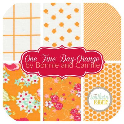 One Fine Day - Orange Half Yard Bundle (6 pcs) by Bonnie & Camille for Moda (BC.OFD.OR.HY)