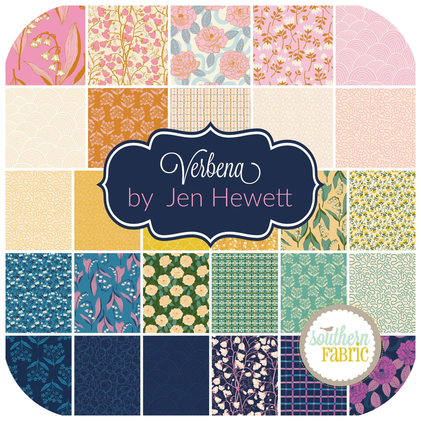 Verbena Jelly Roll (40 pcs) by Jen Hewett for Moda (RS6031JR)