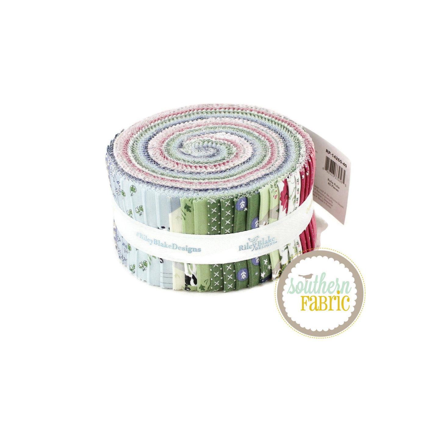 Tulip Cottage Jelly Roll (40 pcs) by Melissa Mortenson for Riley Blake (RP-14260-40)