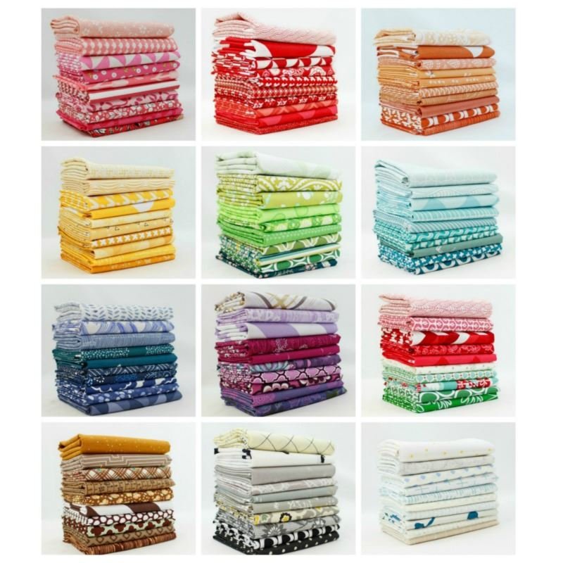 Complete Colors Fat Quarter Bundle (120 pcs) by Mixed Designers for Southern Fabric