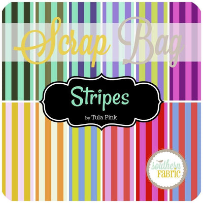 Stripes Scrap Bag (approx 2 yards) by Tula Pink for Free Spirit