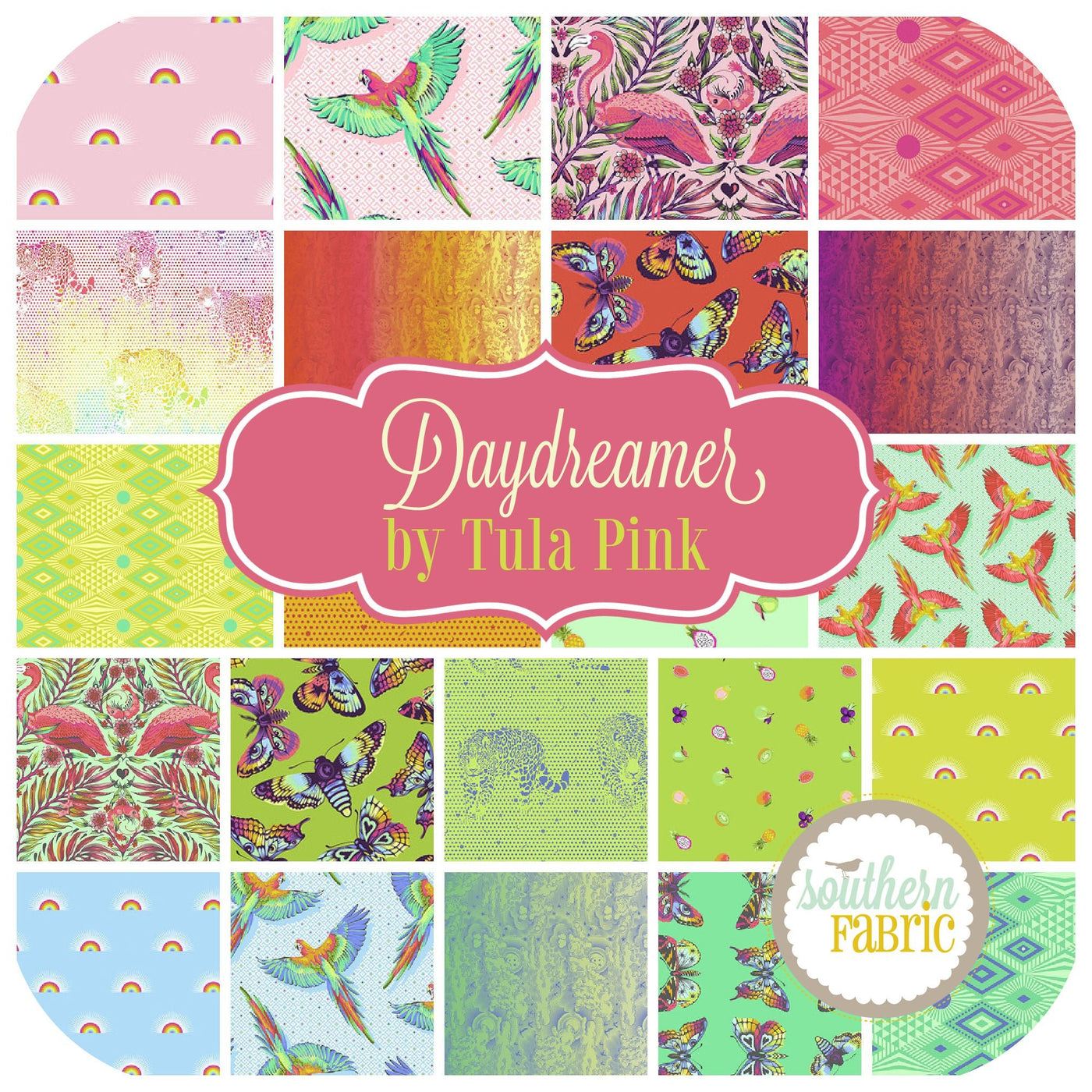 Daydreamer Fat Eighth Bundle (22 pcs) by Tula Pink for Free Spirit