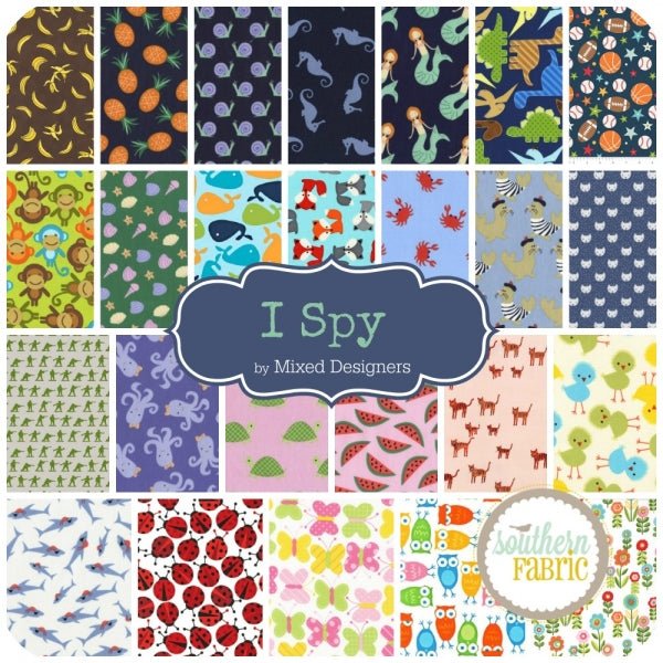 I Spy - Scrap Bag (IS.SB) by Mixed Designers for Southern Fabric