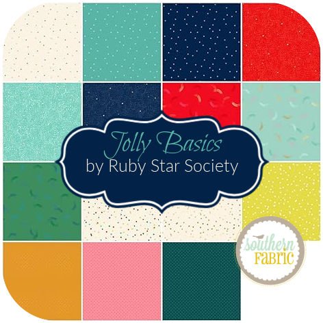 Jolly Basics Jelly Roll (40 pcs) by Ruby Star Society for Ruby Star Society + Moda (RS5091JR)