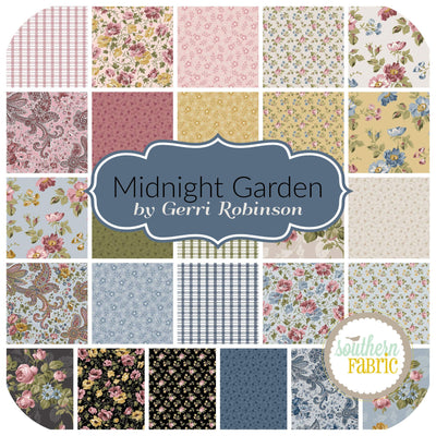 Midnight Garden Jelly Roll (40 pcs) by Gerri Robinson for Riley Blake