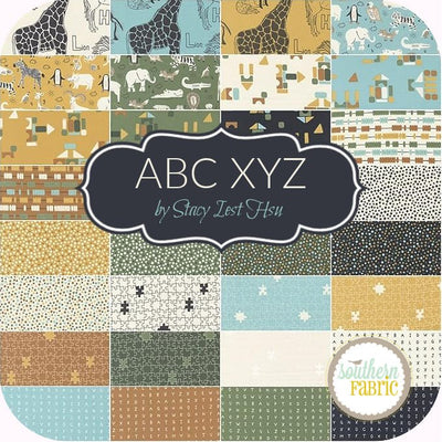 ABC XYZ Layer Cake (42 pcs) by Stacy Iest Hsu for Moda (20810LC)