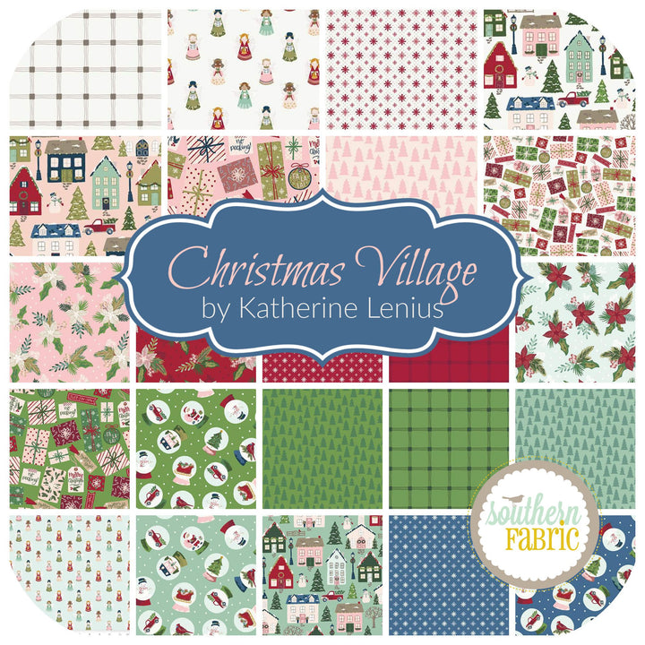 Christmas Village buy | by Katherine Lenius | Riley Blake Designs Collection | FQ-12240-24 | FAT QUARTER | 24 pieces