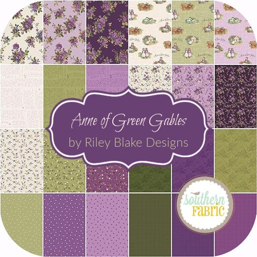Anne of Green Gables Jelly Roll (40 pcs) by RBD Designs for Riley Blake