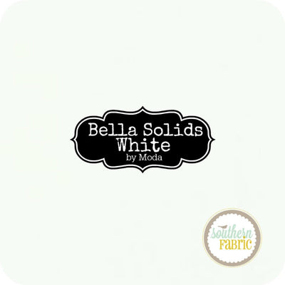 Bella Solids - White Jelly Roll (40 pcs) by Moda House Designer for Moda (9900JR 98)
